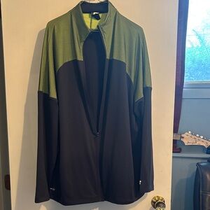 3/$5🌷 Russell Athletic Lime and Black Zip-Up Jacket